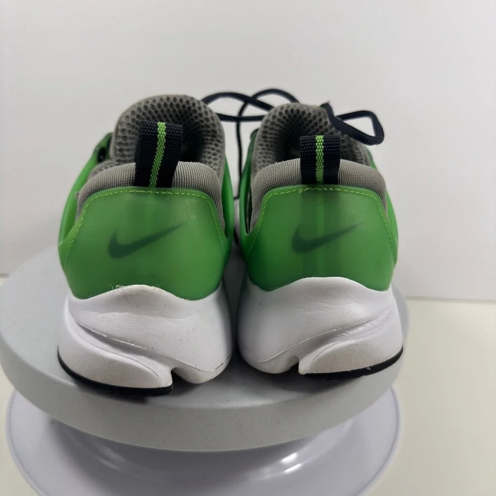 Nike Air Presto Boys  Grey Lime Green Low Top Athletic Sneakers Running Shoes 7Y - Picture 8 of 16